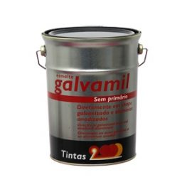 Esmalte Galvamil.  Esmalte solvente formulado à base de resinas acrílicas.